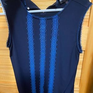 Karl Lagerfeld blue top